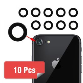 Back Camera Lens with Adhesive w/o Metal Ring for iPhone 8/SE 2020/SE 2022 (10pcs/pack)
