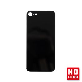 Buy reliable spare parts with Lifetime Warranty | Big Hole No Logo Rear Glass Cover for iPhone SE 2020 Black | Fast Delivery from our warehouse in Sweden!