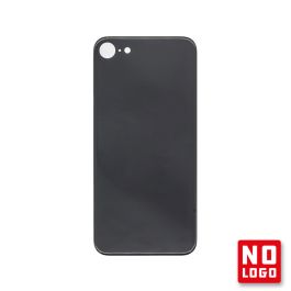 Buy reliable spare parts with Lifetime Warranty | Big Hole No Logo Rear Glass Cover for iPhone SE 2022 Black | Fast Delivery from our warehouse in Sweden!