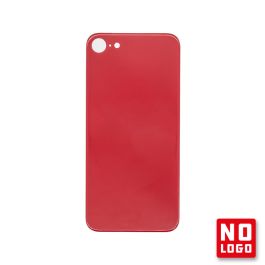 Buy reliable spare parts with Lifetime Warranty | Big Hole No Logo Rear Glass Cover for iPhone SE 2022 Red | Fast Delivery from our warehouse in Sweden!