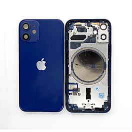iPhone 12 Mini Back Housing Original Pulled Blue - Thepartshome.eu