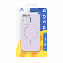 Svensson+ MagSafe Silicon Case For iPhone 13 Pro Morandi Purple  - Thepartshome.eu