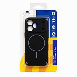 Svensson+ MagSafe Silicon Case For iPhone 17 Pro Black  - Thepartshome.eu