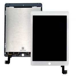 Screen Assembly with Frame Stickers for iPad Air 2 Original Refurbished White