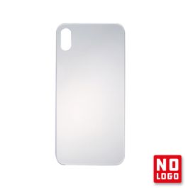 Buy reliable spare parts with Lifetime Warranty | Big Hole No Logo Rear Glass Cover for iPhone X Silver| Fast Delivery from our warehouse in Sweden!