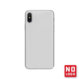 Buy reliable spare parts with Lifetime Warranty | Rear Glass with Frame No Logo for iPhone X Silver | Fast Delivery from our warehouse in Sweden!