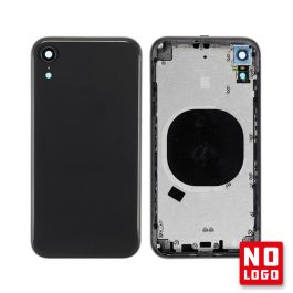 Buy reliable spare parts with Lifetime Warranty | Rear Glass with Frame No Logo for iPhone XR Black | Fast Delivery from our warehouse in Sweden!