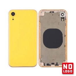 Buy reliable spare parts with Lifetime Warranty | Rear Glass with Frame No Logo for iPhone XR Yellow | Fast Delivery from our warehouse in Sweden!
