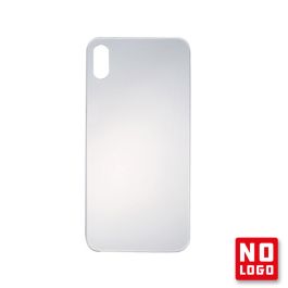 Buy reliable spare parts with Lifetime Warranty | Big Hole No Logo Rear Glass Cover for iPhone XS Silver| Fast Delivery from our warehouse in Sweden!