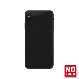 Buy reliable spare parts with Lifetime Warranty | Rear Glass with Frame No Logo for iPhone XS Max Black | Fast Delivery from our warehouse in Sweden!