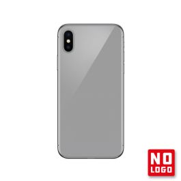 Buy reliable spare parts with Lifetime Warranty | Rear Glass with Frame No Logo for iPhone XS Silver | Fast Delivery from our warehouse in Sweden!