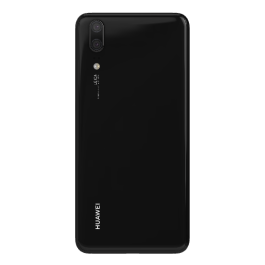 Back Cover With Camera Lens For Huawei P20 - Black Housing Rear Battery Back Cover replacement with camera lens for Huawei P20.