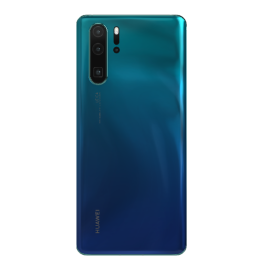 Back Cover With Camera Lens For Huawei P30 Pro - Aurora Blue Housing Rear Battery Back Cover replacement with camera lens for Huawei P30 Pro.