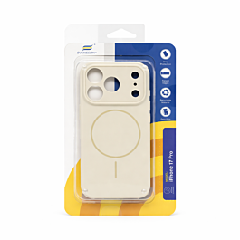 Svensson+ MagSafe Silicon Case For iPhone 17 Pro Vintage White  - Thepartshome.eu