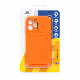 Svensson+ Card Holder Silicon Case For iPhone 13 Pro Orange -  Thepartshome.eu
