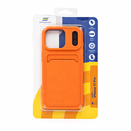 Svensson+ Card Holder Silicon Case For iPhone 17 Pro Orange -  Thepartshome.eu