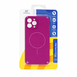 Svensson+ MagSafe Silicon Case For iPhone 13 Pro Max Hot Pink  - Thepartshome.eu