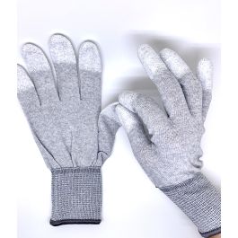ESD Protective Anti-static Gloves with Fingertips PU Coating XL Size