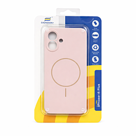 Svensson+ MagSafe Silicon Case For iPhone 16 Plus Morandi Pink -  Thepartshome.eu