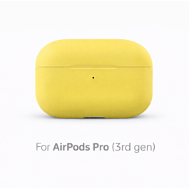 AirPods Pro 3 Soft Silicon Case Yellow  - Thepartshome.eu