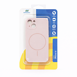 Svensson+ MagSafe Silicon Case For iPhone 13 Morandi Pink  - Thepartshome.eu