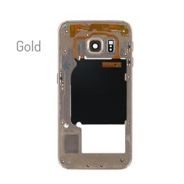 Samsung Galaxy S6 Edge (G925F) Middle Frame with Side Buttons [Gold][Original]