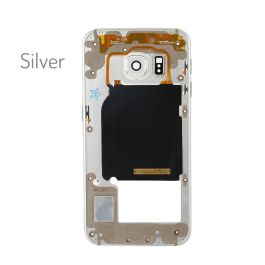 Samsung Galaxy S6 Edge (G925F) Middle Frame with Side Buttons [Silver][Original]