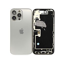 iPhone 16 Pro Max Back Housing Original Pulled Natural Titanium - Thepartshome.eu