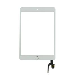 Touch Assembly with Frame Stickers and Home Button for iPad Mini 3 - White