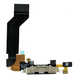 Charging Port Flex Cable for iPhone 4S - Black