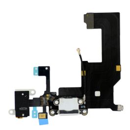 Charging Port Flex Cable for iPhone 5 - White