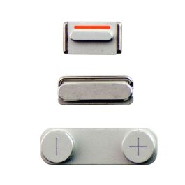 Side Buttons for iPhone 5 - White
