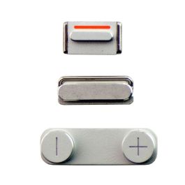 Side Buttons for iPhone 5 - White