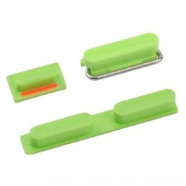 Side Buttons for iPhone 5C - Green