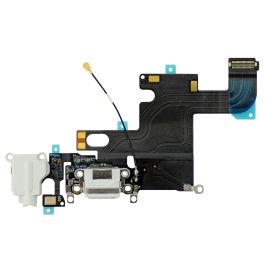 Charging Port Flex Cable for iPhone 6 Plus - White
