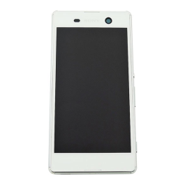 Sony Xperia M5 (E5603) LCD Assembly with Frame [White][Full Original]