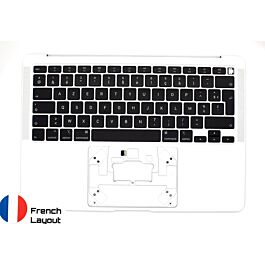 MacBook Air A2179 topcase with keyboard in French layout, AZERTY, silver, lifetime warranty and fast delivery from Sweden