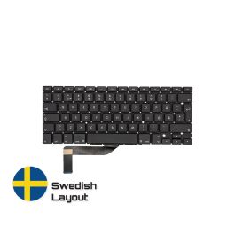 Köp MacBook Reservdelar med Livstids Garanti! | Svenskt Tangentbord till MacBook Pro 15-inch A1398 | Swedish Keyboard Snabbleverans från vårt lager i Helsingborg