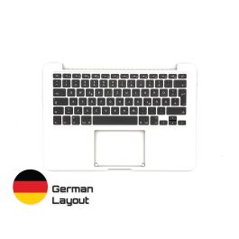 Kaufen Sie zuverlässige MacBook Ersatzteile mit lebenslanger Garantie | Topcase mit Tastatur deutsches Layout für MacBook Pro A1502 Silver 2015 | German Keyboard Schnelle Lieferung von Schweden nach Deutschland!
