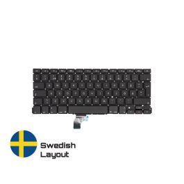 Köp MacBook Reservdelar med Livstids Garanti! | Svenskt Tangentbord till MacBook Pro 13-inch A1502 | Swedish Keyboard Snabbleverans från vårt lager i Helsingborg