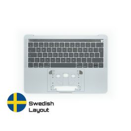 Köp MacBook Reservdelar med Livstids Garanti! | Topcase med Svenskt Tangentbord till MacBook Pro A1706 Space Grey | Swedish Keyboard Snabbleverans från vårt lager i Helsingborg