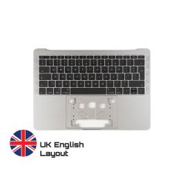 Buy reliable spare parts with Lifetime Warranty | Topcase with Keyboard ISO English UK Layout for MacBook Pro A1706 Space Grey | Fast Delivery from our warehouse in Sweden!
