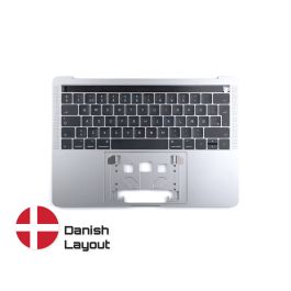 Køb pålidelige MacBook reservedele med livstidsgaranti |Topcase med Keyboard Dansk Layout til MacBook Pro A1706 Space Grey | Danish Keyboard Hurtig levering fra Sverige til Denmark!