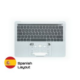 Compre repuestos confiables para MacBook con garantía de por vida | Topcase con Teclado Diseño Español para MacBook Pro A1706 Space Grey | Spanish Keyboard Entrega rápida de Suecia a España!