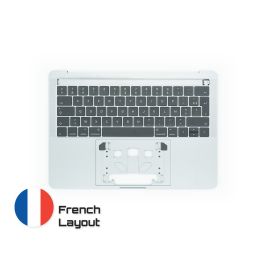 Achetez des pièces détachées MacBook fiables avec une garantie à vie | Topcase avec Clavier Disposition Français pour MacBook Pro A1706 Space Grey | French Keyboard Livraison rapide de la Suède vers la France !