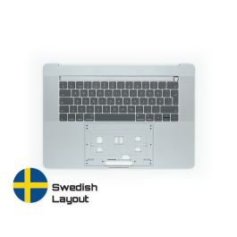 Köp MacBook Reservdelar med Livstids Garanti! | Topcase med Svenskt Tangentbord till MacBook Pro A1707 Space Grey | Swedish Keyboard Snabbleverans från vårt lager i Helsingborg