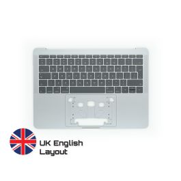 Achetez des pièces détachées MacBook fiables avec une garantie à vie | Topcase with Keyboard English UK Layout for MacBook Pro A1708 Space Grey | French Keyboard Livraison rapide de la Suède vers la France !