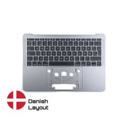 Køb pålidelige MacBook reservedele med livstidsgaranti |Topcase med Keyboard Dansk Layout til MacBook Pro A1708 Space Grey | Danish Keyboard Hurtig levering fra Sverige til Denmark!