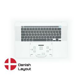 Køb pålidelige MacBook reservedele med livstidsgaranti |Topcase med Keyboard Dansk Layout til MacBook Pro A2141 Silver | Danish Keyboard Hurtig levering fra Sverige til Denmark!