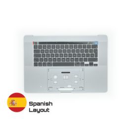 Compre repuestos confiables para MacBook con garantía de por vida | Topcase con Teclado Diseño Español para MacBook Pro A2141 Space Grey | Spanish Keyboard Entrega rápida de Suecia a España!